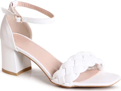 Produktbild von topschuhe24 2757 Damen Riemchen Sandaletten Sandalen Knoten, Farbe:Weiß, Größe:38 EU