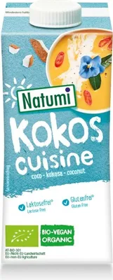 Obrázok produktu pre KOKOSOVÝ KRÉM NA VARENIE A PEČENIE, BEZLEPKOVÝ,200 ml - NATUMI