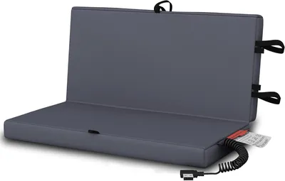 Productafbeelding van USB-kussen met batterij, antraciet, 35x35 cm