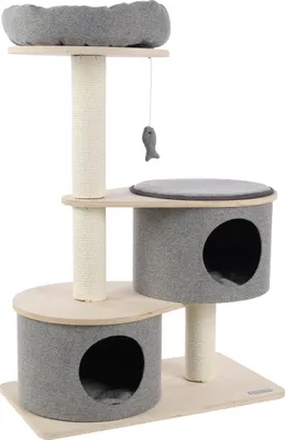 Image de Arbre à gratter Flamingo Kanzo, couleur gris/beige