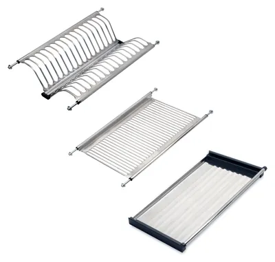 Zdjęcie produktu dla Emuca Ociekacz do naczyń ze stali nierdzewnej Drynox, moduł 500 mm, Stal nierdzewna