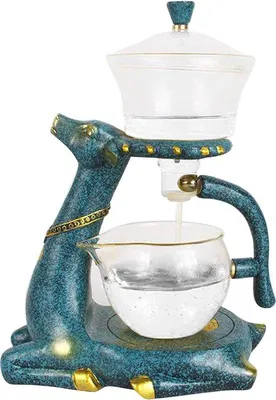 Obrázek produktu pro Skleněná čajová souprava o objemu 350 ml s magnetickým sítkem na čaj oolong