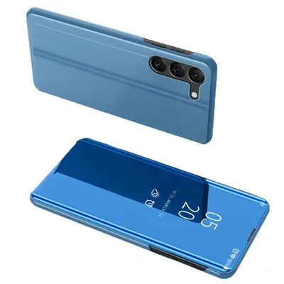 Produktbild von Clear View Case für Samsung Galaxy S23+ Hülle mit Klappe blau