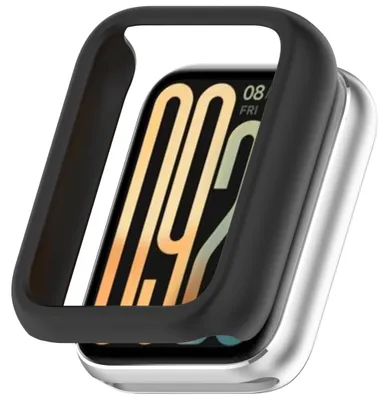 Produktbild von Smartwatch Hülle + Halb Cover für Xiaomi Smart Band 10 Pro Schutz Schwarz