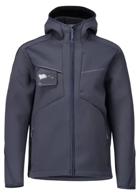 Produktbild von Mascot MASCOT® CUSTOMIZED Soft Shell Jacke mit Kapuze 22086-662-010 Gr. L schwarzblau