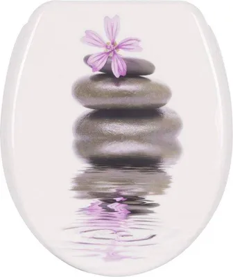 Immagine prodotto di Sedile WC antibatterico con chiusura ammortizzata, argento, 44x37 cm