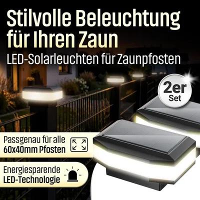 Produktbild von 2er Pack Zaunlichter Variante 2er/4er