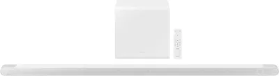 Obrázek produktu pro Samsung HW-S801D, 3.1.2 kanály/kanálů, DTS Express, DTS-HD Master Audio, DTS:X, Dolby Atmos, Dolby Digital Plus, Dolby TrueHD, Bezdrátový, Oddělený, Bílá, AAC, AIFF, ALAC, FLAC, MP3, OGG, WAV