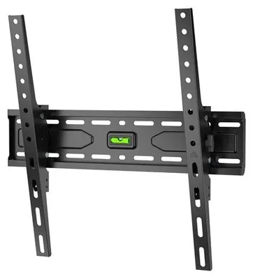 Image de Goobay 79756 Support mural pour téléviseur Essential TILT (L), noir - 32 à 75 pouces (81–191 cm), max. 45 kg