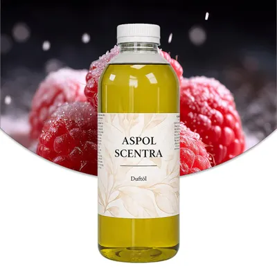 Produktbild von Aspol Scentra Gezuckerte Himbeere UFIGREEN Duftöl für Kerzen 1000 ml, KI-generiertes Bild