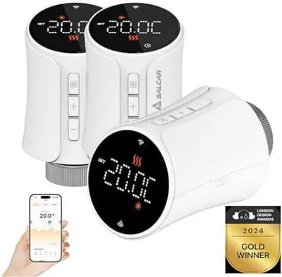 Produktbild von Intelligente Heizkörperventile Set von 3 Stück