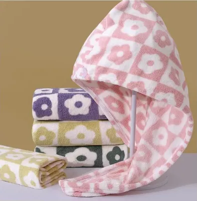Produktbild von Schnelltrocknendes Haar-Haubenhandtuch 65x25cm REC56WZ1