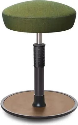 Produktbild von Sitz- Stehhocker Free Regular Hutsitz kvadrat Remix Olive schwarz /Natur.