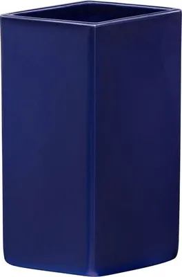 Produktbild von iittala Ruutu - Keramik Vase 18 cm, dunkelblau