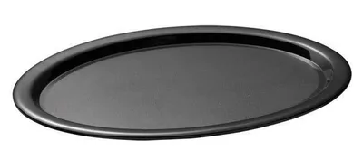 Zdjęcie produktu dla APS-Germany 84253, Klasyczna taca do serwowania, Owalny, Melamina, Czarny, 285 mm, 215 mm