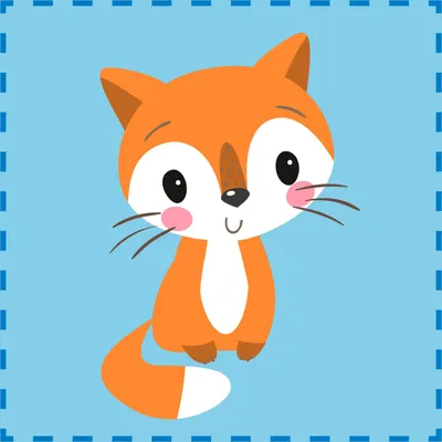 Produktbild von Baby Kinder Handtuch Seiftuch - Fuchs - 100% Baumwolle - 30x30 cm - süße Tier Motive