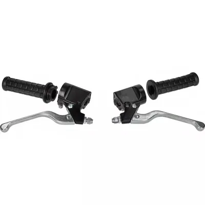 Produktbild von BestPrice Gasgriff Bremsgriff Bremshebel Mofa Moped Set kompatibel mit Kreidler Zündapp Hercules Sachs