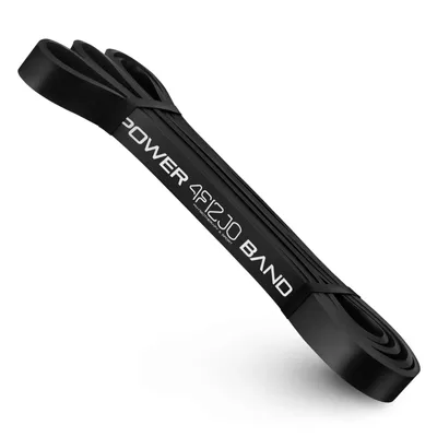 Produktbild von 4FIZJO POWER BAND Fitnessband, lang, für Training und Reha - schwarz