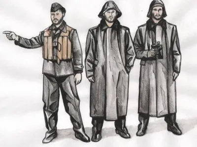 Produktbild von CMK U-Boat U-IX Crew with Raincoats f.Revell  7373250