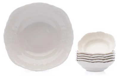 Image de Thun 1794 Bernadotte, service de compote, 7 d., ivoire, porcelaine Thun