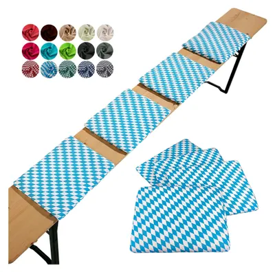 Produktbild von Sitzkissen 4er Set für Bierbänke Polsterauflage