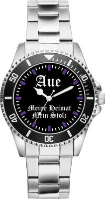Produktbild von KIESENBERG Herrenuhr Armbanduhr Aue Geschenk Fan Artikel Zubehör Fanartikel Analog Quartz Uhr 2300