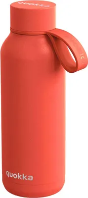 Produktbild von Quokka, 510 ml Isolierflasche Modell Solid mit Trageriemen, Orange