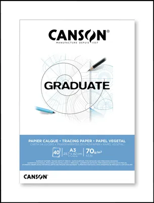 Immagine prodotto di CANSON blocco carta da lucido GRADUATE DIN A3 70 g/m²