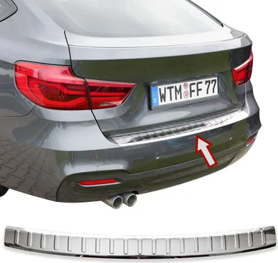 Zdjęcie produktu dla Osłona zderzaka ze stali nierdzewnej do BMW serii 3 GT, F34 | 2013-2020 | polerowana + fazowanie