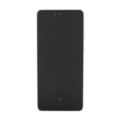 Produktbild von Original Display für Samsung Galaxy A73 5G Weiß LCD + Rahmen GH82-28686B