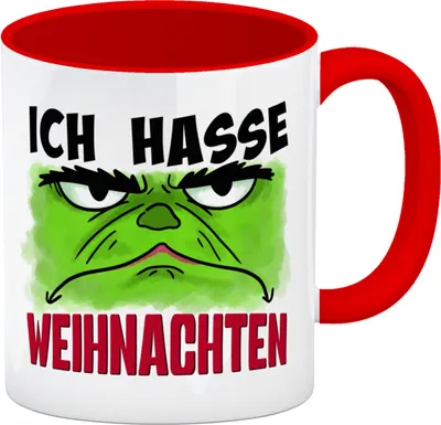 Produktbild von Ich hasse Weihnachten Kaffeebecher
