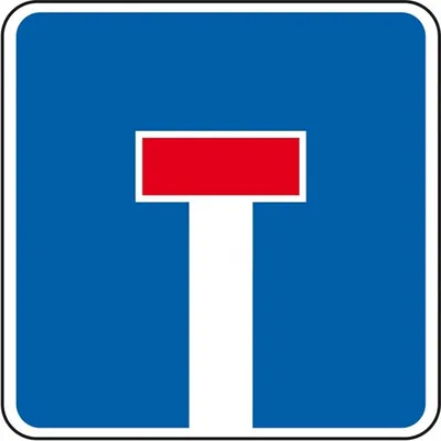 Produktbild von Schild I Verkehrszeichen Sackgasse, Nr.357, Aluminium RA2, reflektierend, 600...