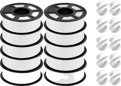 Image de filament pour imprimante 3D, différents matériaux disponibles, haute résistance à la température , PLA P Blanc 11KG