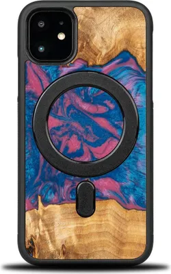 Produktbild von Bewood Einzigartige Hülle für iPhone 11 - Neons - Vegas mit MagSafe