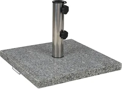 Produktbild von Sonnenschirmständer 30kg Granit Edelstahl Schirmständer Schirmfuß Schirmhalter