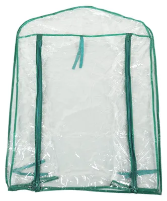 Image de Couverture transparente pour serre, dimensions 69x49x92 cm, pour étagères à 2 niveaux, jardin