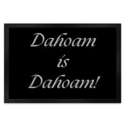 Produktbild von Dahoam is Dahoam Fußmatte XL in 40x60 cm mit Spruch