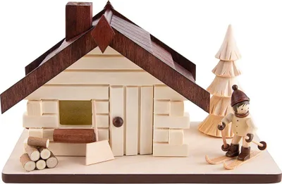 Produktbild von Räucherhaus Abfahrtsläufer (11cm) von Romy Thiel