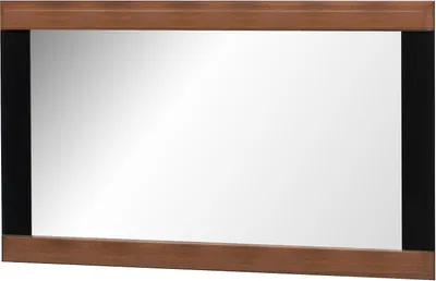 Obrázek produktu pro Nábytek24 Zrcadlo nástěnné zrcadlo Porti 80 dub antický přírodní dýha dubový masiv
