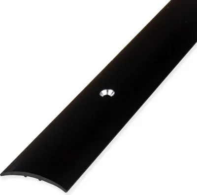 Produktbild von PROVISTON | Übergangs- & Ausgleichsprofil | Aluminium | 28 x 1.5 x 2700 mm | Schwarz | Bodenprofil | Metallprofil | Übergangsschiene
