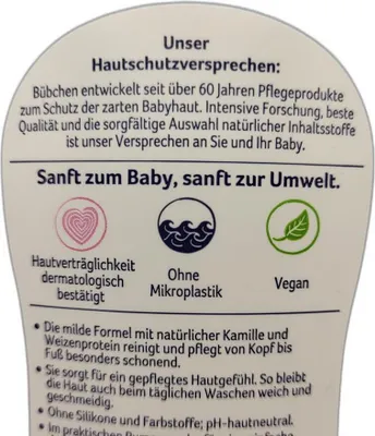 Produktbild von BÜBCHEN Waschgel 400ml Sensitiv
