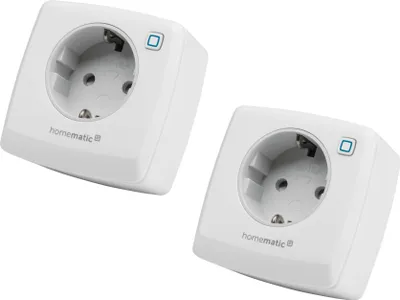 Obrázok produktu pre HOMEMATIC IP 157338A0, Spínacia zásuvka, 2 jednotky