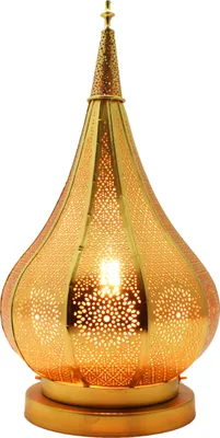 Obrázok produktu pre Orientálna stolová lampa Lampa Kais Gold