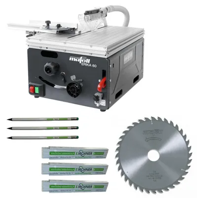 Produktbild von Mafell Unterflur-Zugsäge ERIKA 60 + HM-Blatt Z36 + 3x Zollstock + 3x Bleistift