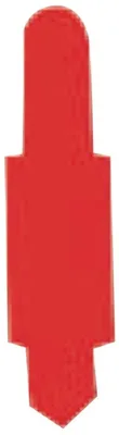 Produktbild von Stecksignal rot VE=20x100 Stück