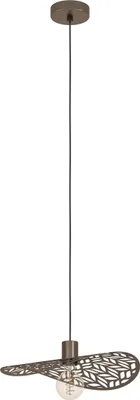 Produktbild von EGLO Hängelampe Swaby, Pendelleuchte Esstisch, Deckenlampe hängend, Lampe Wohnzimmer aus Stahl in Bronze, E27 Fassung, Ø 40 cm