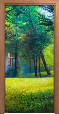 Produktbild von Türposter 90x200 cm Türaufkleber Türtapete Türfolie Klebefolie Wand Kunst Bild Malerei Landschaft