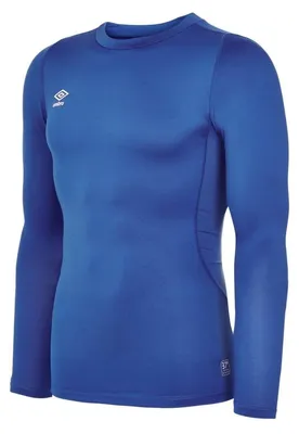 Productafbeelding van Umbro - Basislaag top met ronde hals voor heren, lange mouwen, model UO2525 (maat L) (koningsblauw)
