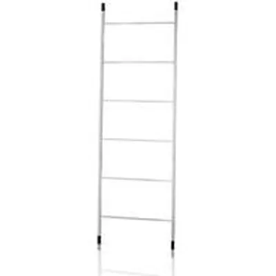 Produktbild von Freistehende Badezimmerleiter aus Edelstahl, Handtuchhalter, H 171 cm B 55 cm T 2 cm