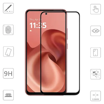 Obrázok produktu pre Pre Motorolu Moto G86 5G 1x 3D Premium Full 9H 0,3mm Tempered Glass Screen Protector